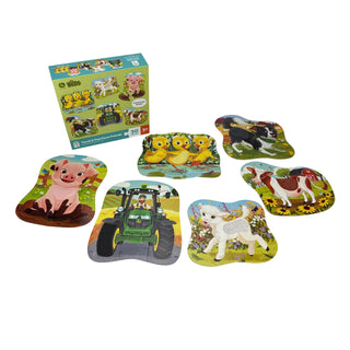 John Deere Kids Touch and Feel Farm Puzzles-180 Books-Cottage Door-Baby In Bloom