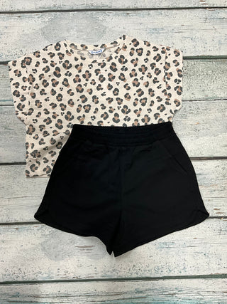 Leopard Print Shirt-130 Kids Tops-Mayoral USA-Baby In Bloom