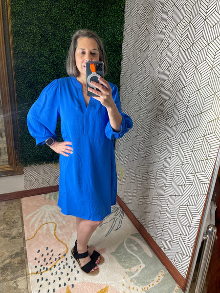 Womens Cobalt Blue Dress
