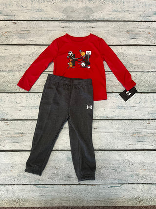 Red Multisport Logo Set-Distress-Under Armour-Baby In Bloom
