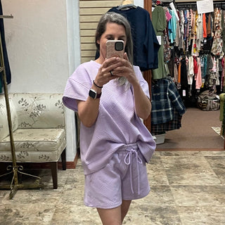 Lavender Textured Short