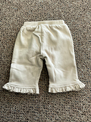 Soft Ruffle-Hem Joggers – Warm Sand-140 Kids Bottoms-Mayoral USA-Baby In Bloom