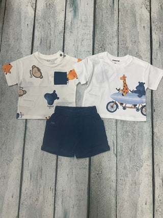 Summer Friends Shirt-150 Kids Sets-Mayoral USA-Baby In Bloom