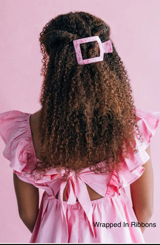 Wrapped in Ribbons Large Square Clip