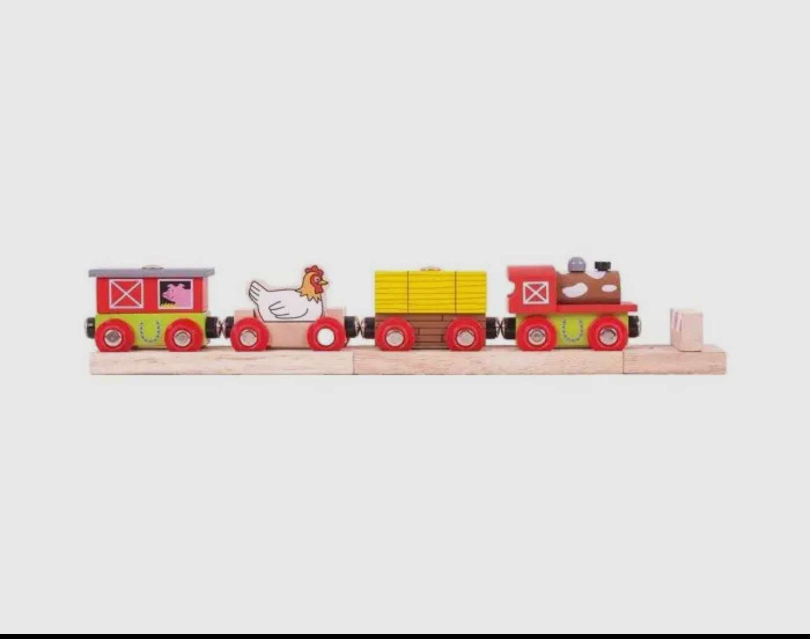 Wooden Farm Train