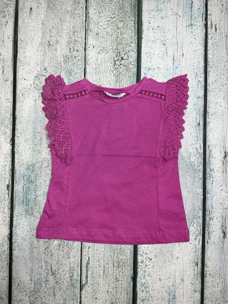 Orchid Crocheted Sleeve Shirt