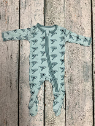 Spring sky happy tornadoes footie 