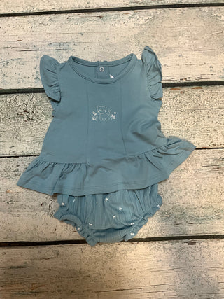 Sweet Ruffle Knit Top & Floral Bloomer 2-Piece Set-150 Kids Sets-Mayoral USA-Baby In Bloom