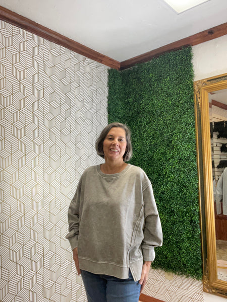 Charcoal Acid Wash Shirt