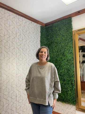 Charcoal Acid Wash Shirt