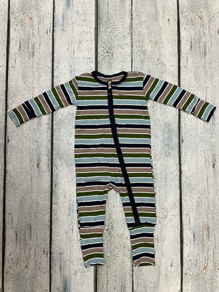 Fall vibes stripe convertible coverall