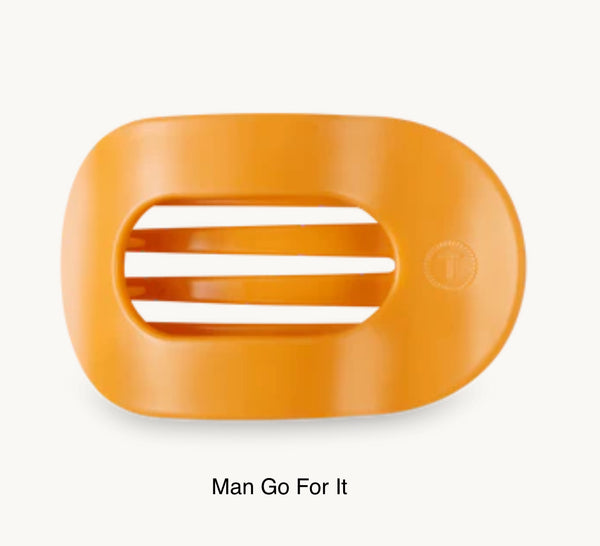 Man Go For It Large Round Clip 