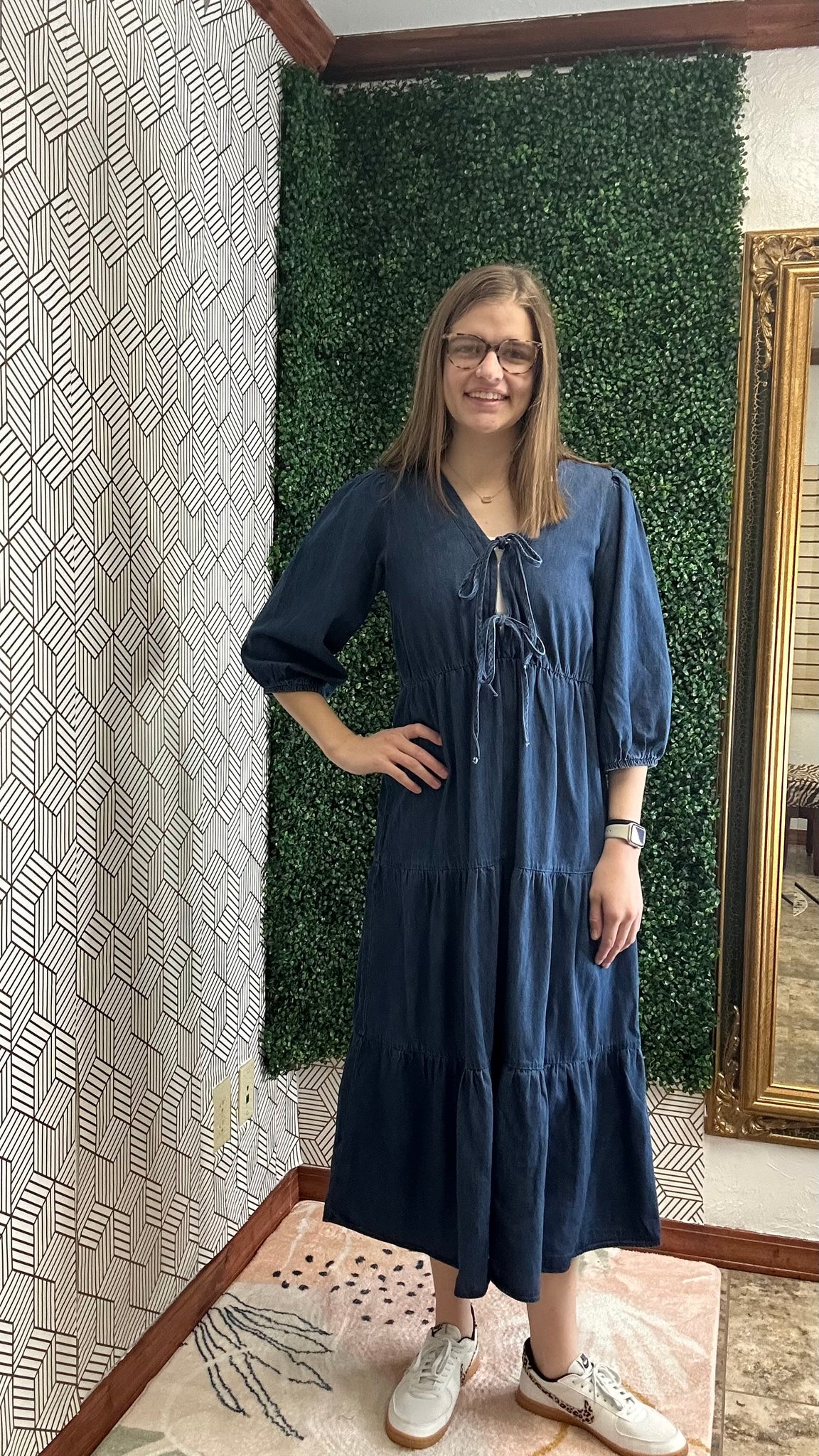 Denim Maxi Dress