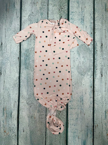 Summer Dots Knotted Gown