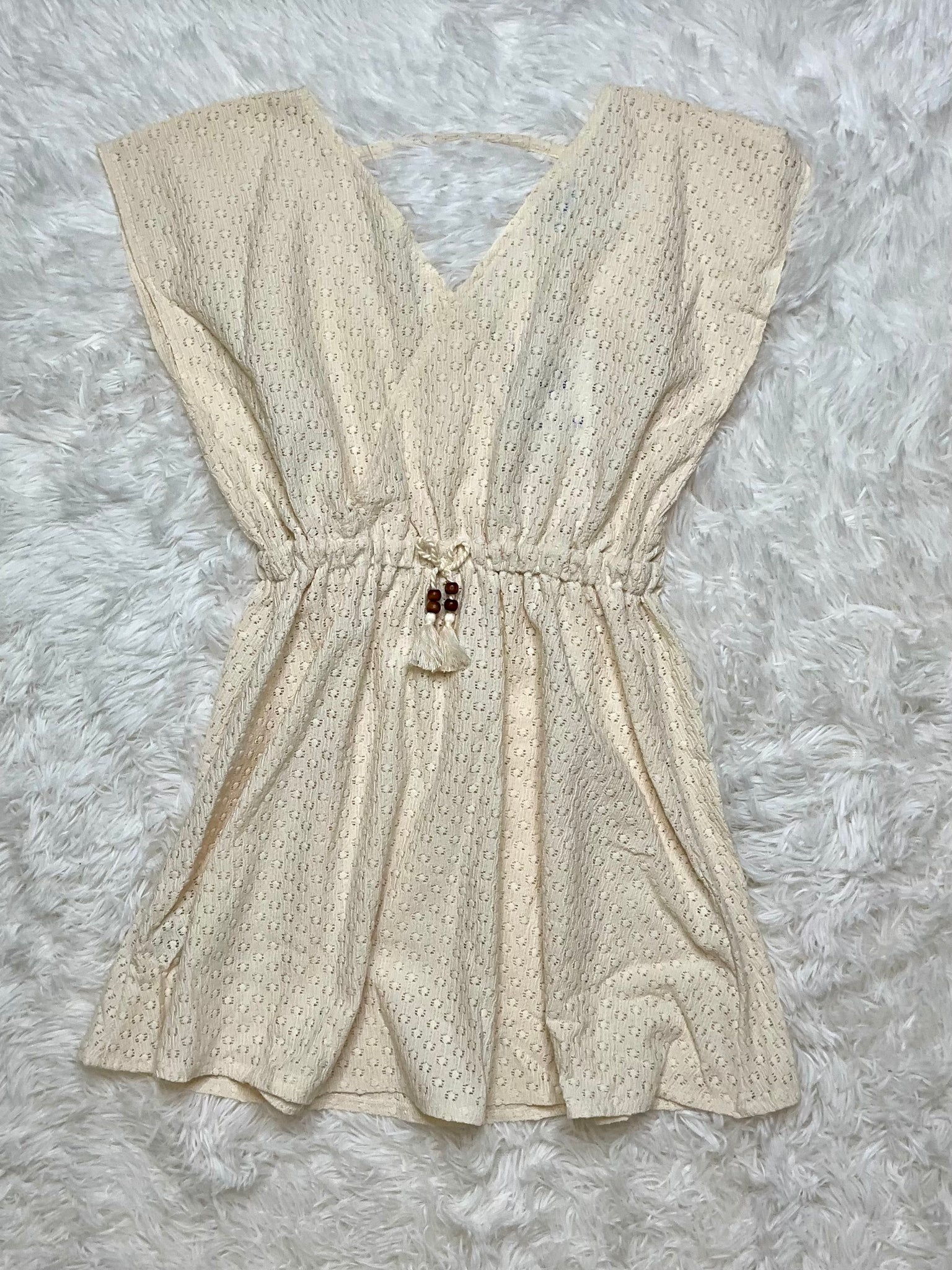 Ivory Textured Cover up