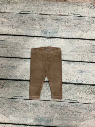 Tan velvet leggings
