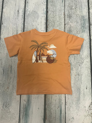 Melon Good Vibes Shirt-130 Kids Tops-Mayoral USA-Baby In Bloom