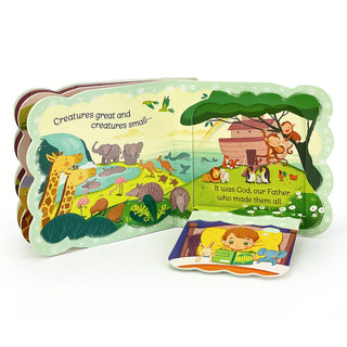 All God’s Creatures: Interactive Christian Lift-a-Flap Board Book for Toddlers-190 Toys/Book-Cottage Door-Baby In Bloom