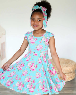 Alana Twirl Dress-160 Dress/Romper/Jumpsuit-Lev Baby-Baby In Bloom