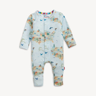 America the Beautiful Convertible Coverall-110 Footie/pjs/coverall/gown-Magnetic Me-Baby In Bloom