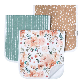 Premium 3-Pack Ultra-Absorbent Burp Cloths – Autumn Collection