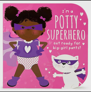 Potty Superhero Girl- Multicultural Book-180 Books-Cottage Door-Baby In Bloom