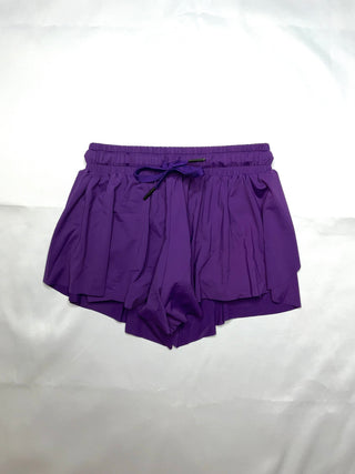 Purple Butterfly Shorts