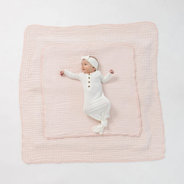 Blush Cloud Muslin Quilt