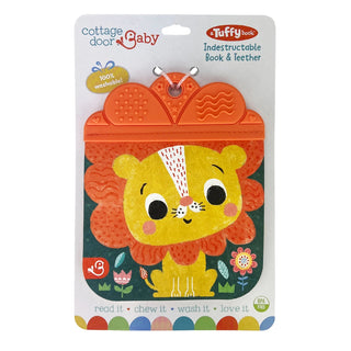Brave Like a Lion: Indestructible Tuffy Book & Washable Silicone Teether