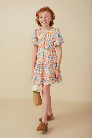 Bright Floral Dress

