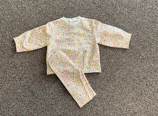 Blossom Bliss: Ultra-Soft Ditsy Floral Baby Leggings-140 Kids Bottoms-Mayoral USA-Baby In Bloom