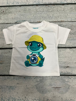 Little Explorer Alligator Shirt-130 Kids Tops-Mayoral USA-Baby In Bloom