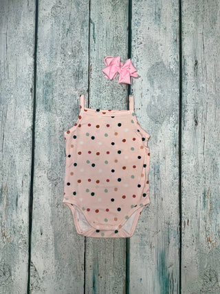 Summer Dots Romper-Distress-Baby Sprouts-Baby In Bloom