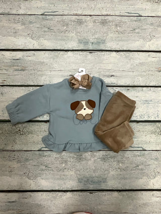 Light Blue Puppy Sweatshirt