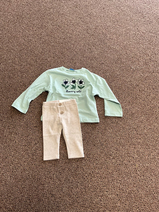 Soft Cotton Baby Leggings – Timeless Cream-140 Kids Bottoms-Mayoral USA-Baby In Bloom