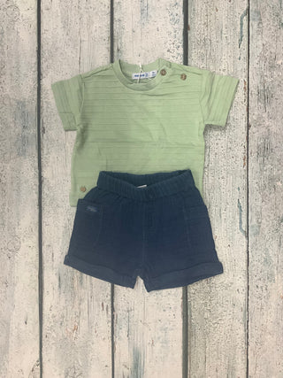 Matcha Textured shirt-130 Kids Tops-Mayoral USA-Baby In Bloom