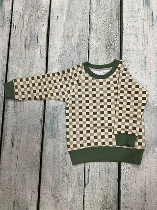 Fern checkered sweatshirt