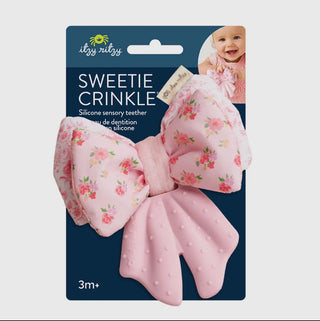 Bow Sweetie Crinkle Teether