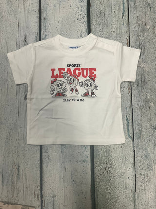 Play to Win Sports League Shirt-130 Kids Tops-Mayoral USA-Baby In Bloom