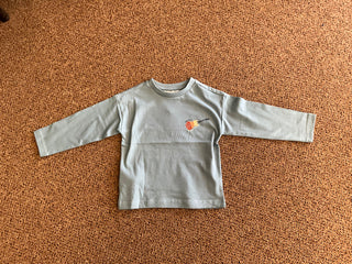 Boys' "Turn Up The Volume" 100% Cotton Long Sleeve Graphic Tee-130 Kids Tops-Mayoral USA-Baby In Bloom
