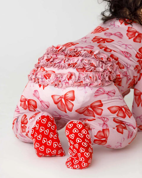 Catalina Ruffled Zippered Footie