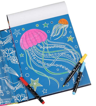 Colorworld Illumination Chalk Art Kit – Neon Liquid Markers & 30+ Glow-Effect Pages-190 Toys-Simon and Schuster-Baby In Bloom
