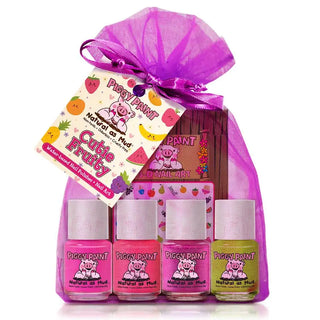 Piggy Paint Cutie Fruity Gift Set – Non-Toxic, Water-Based Kids Nail Polish & Art-190 Toys-Piggy Paint-Baby In Bloom