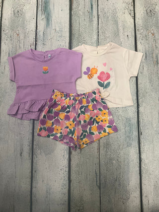 Colorful Tulip Shorts-140 Kids Bottoms-Mayoral USA-Baby In Bloom