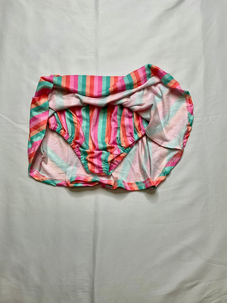Pastel stripe skirt