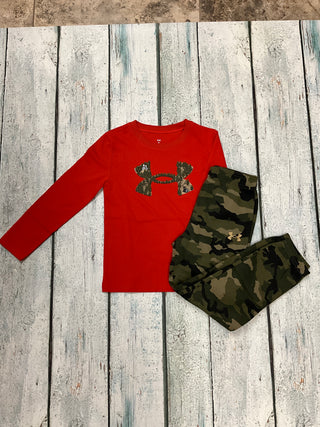 Surplus Orange Camp Logo Set-Distress-Under Armour-Baby In Bloom