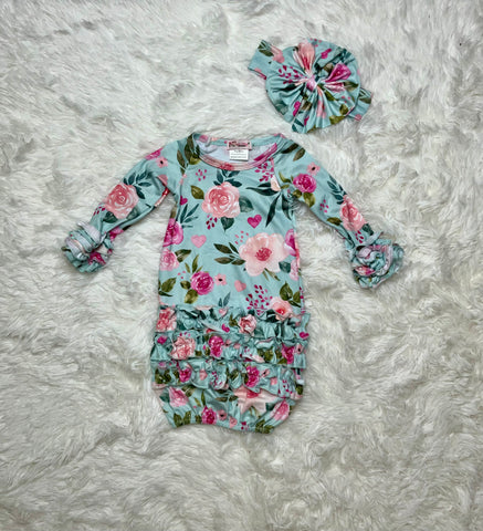 Floral Baby Gowns