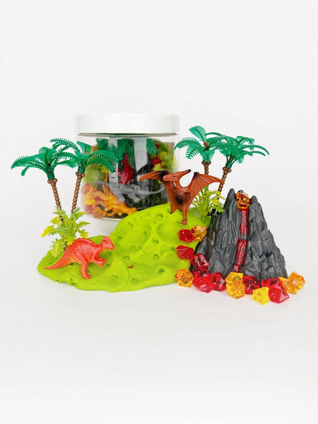 Dino Volcano Play Dough