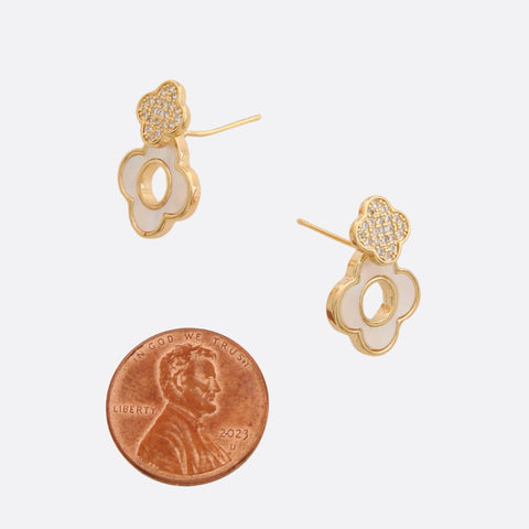 Double Clover Earrings
