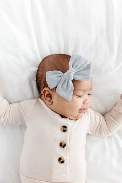 Dove Linen Headband